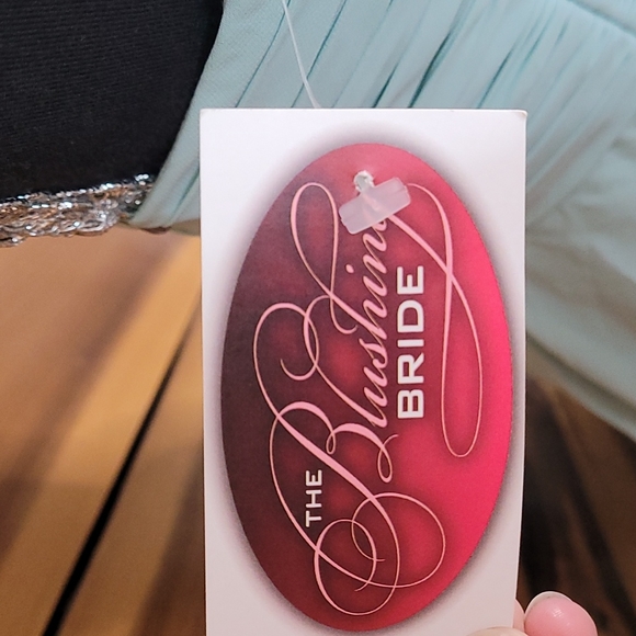 NEW! Allure Prom / Formal Mint Long Dress - Picture 9 of 9